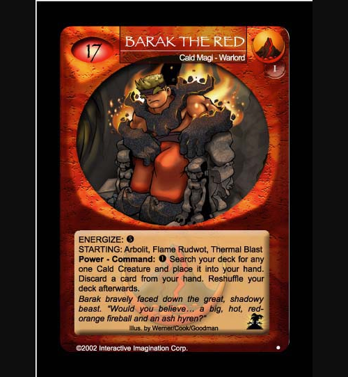 Barak the Red - Foil